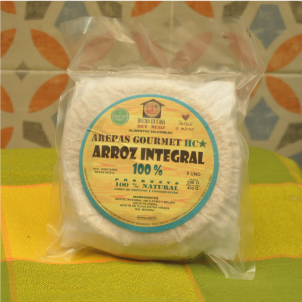 Arepa de arroz integral