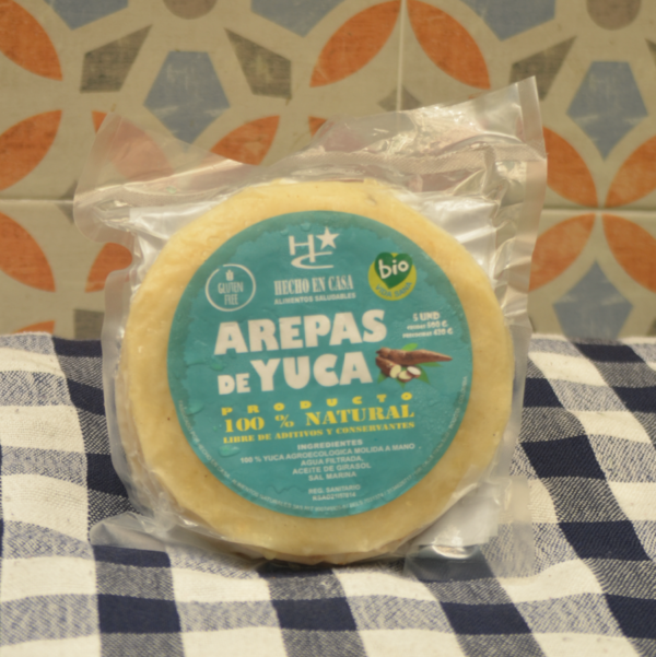 arepa de yuca congeladas