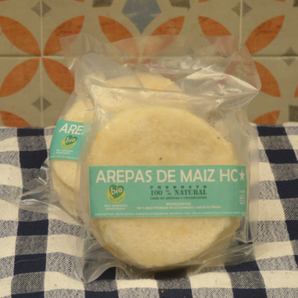 Arepa de maíz precocida