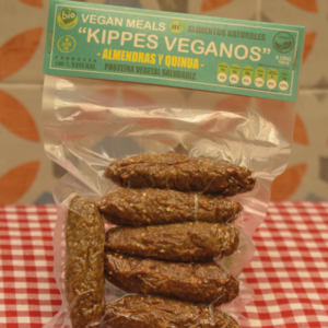 Kippes veganos de quinua y almendras de 35g. Paquete x 6 unidades Brinda proteína vegetal saludable, producto 100% natural 
