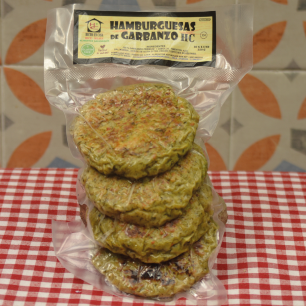 hamburguesa de garbanzo